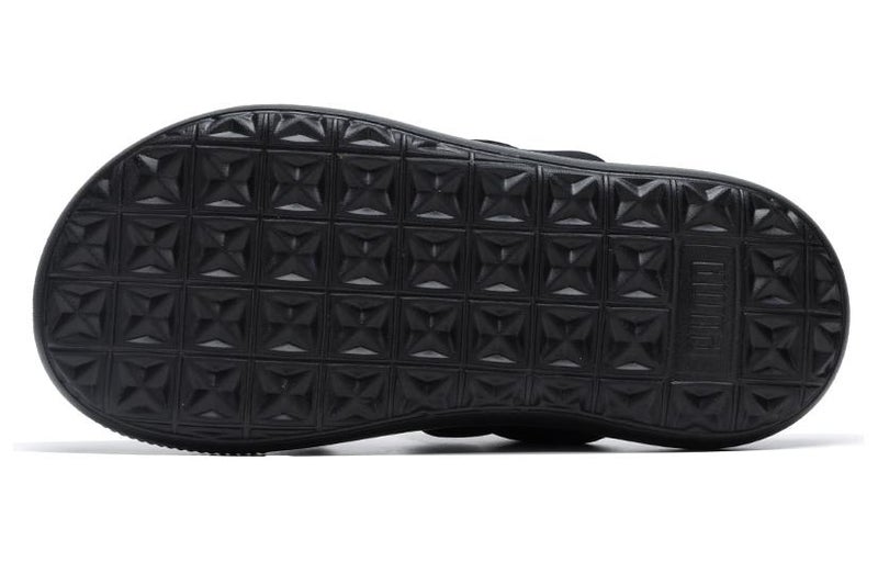 PUMA (WMNS) PUMA Mayu Puffy Slides 'Black' - Image 4