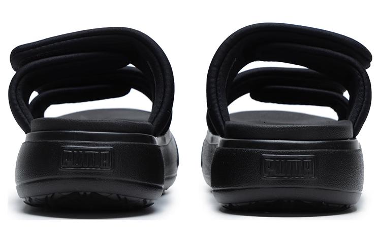 PUMA (WMNS) PUMA Mayu Puffy Slides 'Black' - Image 3