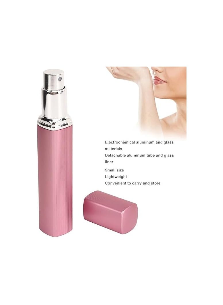 Generic 12ml Luxury Mini Refillable Perfume Bottle - Travel Atomizer Sprayer, Round Tube Pump, Empty Cosmetic Perfume Bottle for Perfume Lovers (Black)  - Image 3