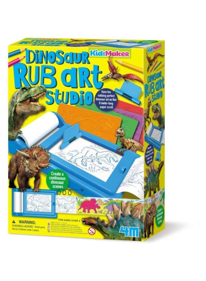 4M Dinosaur Rub Art Studio