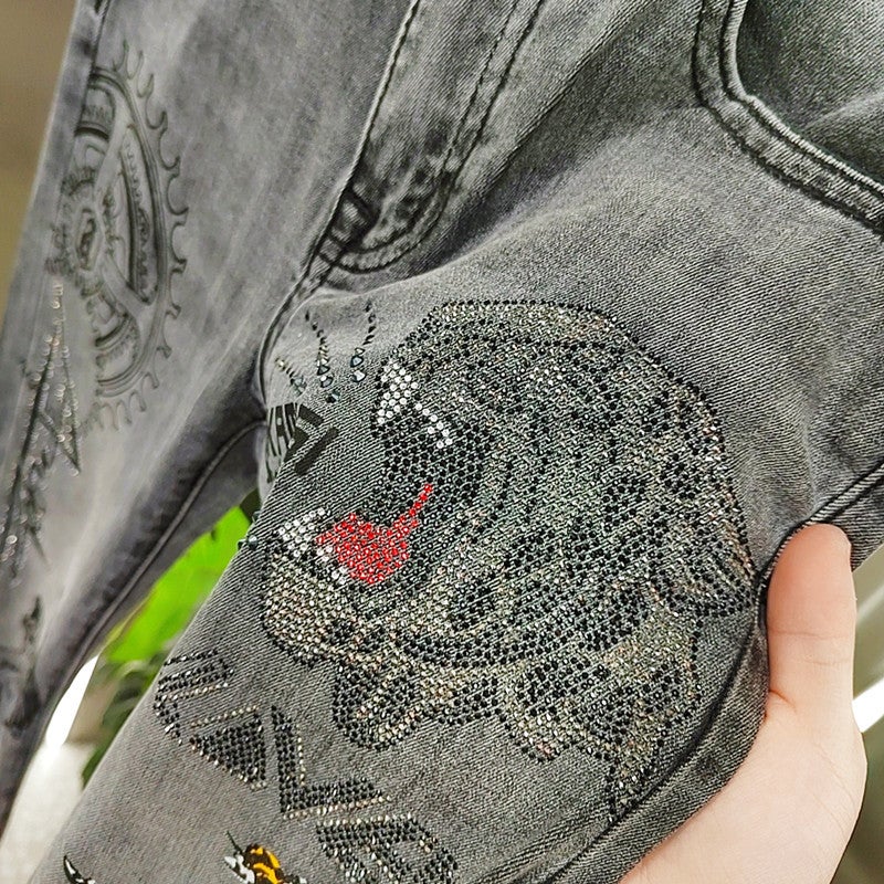 Unisex Casual Daily Denim Jeans - Image 5