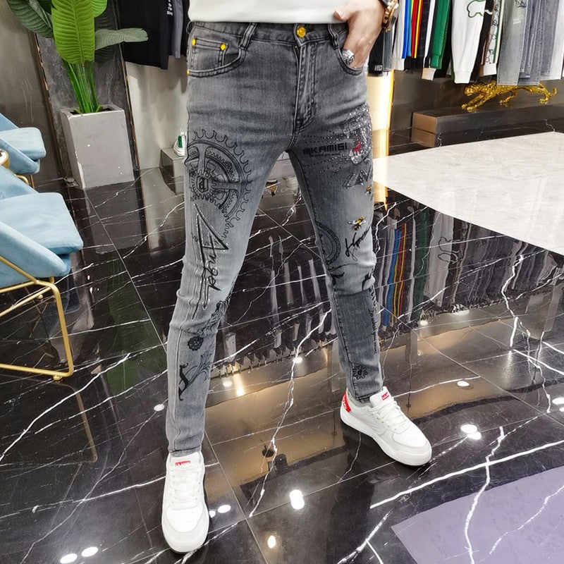 Unisex Casual Daily Denim Jeans - Image 3