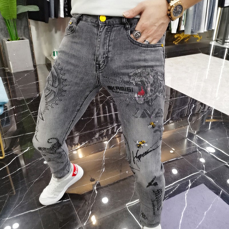 Unisex Casual Daily Denim Jeans - Image 4