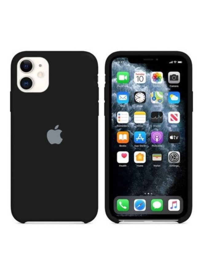 3 حزمة آيفون 11 سيليكون حالة لينة سليم السائل هلام سيليكون للصدمات الهاتف غطاء ستوكات بطانة كامل الجسم حماية 6.1 بوصة أبيض / أسود / البط البري - Image 4