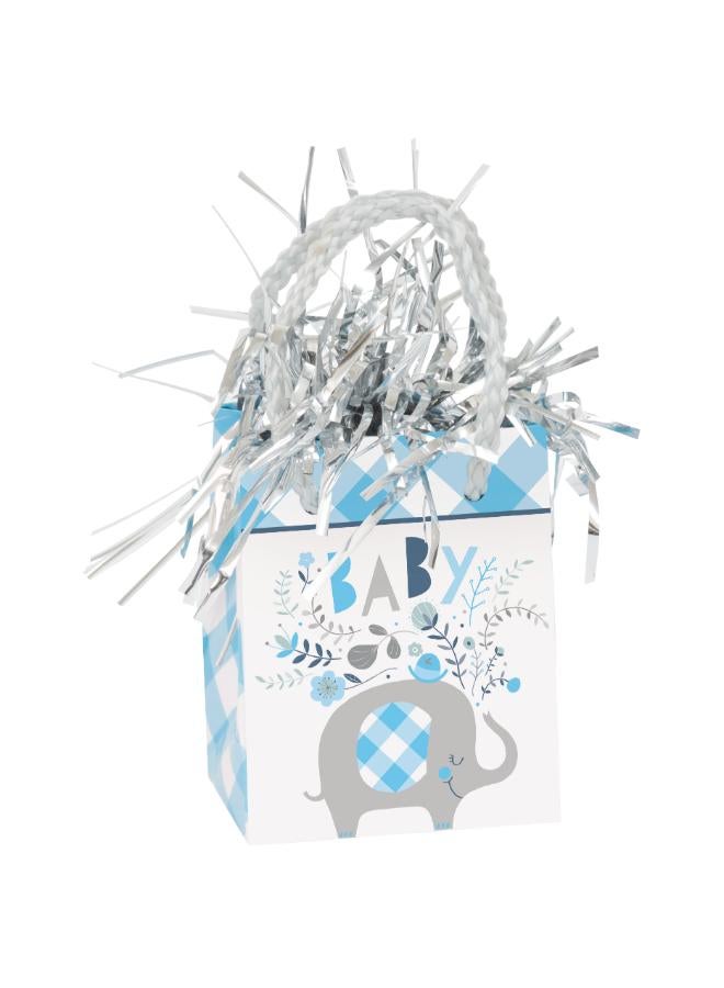 Unique Gift Bag Balloon Weight Blue - Image 1