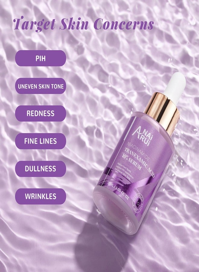 ANAI RUI 10% Tranexamic Acid Serum With Niacinamide,Kojic acid, Arbutin,Ceramide, for Uneven Skin Tone 1.05 FL.Oz - Image 4