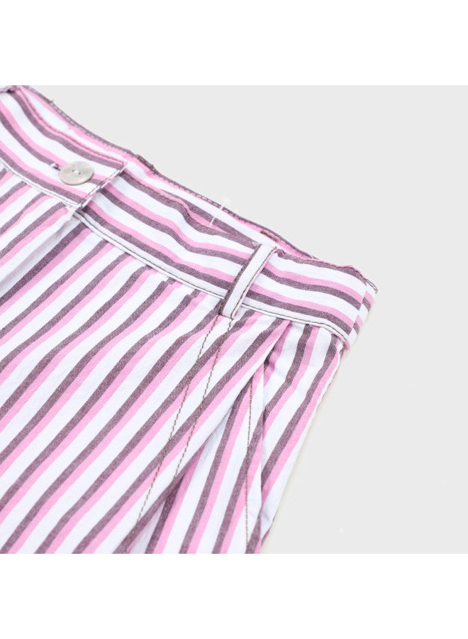 Zara Spring New Stylish Striped High-waist Straight-leg Fashionable Versatile Slim-fit Casual Pants - Image 5