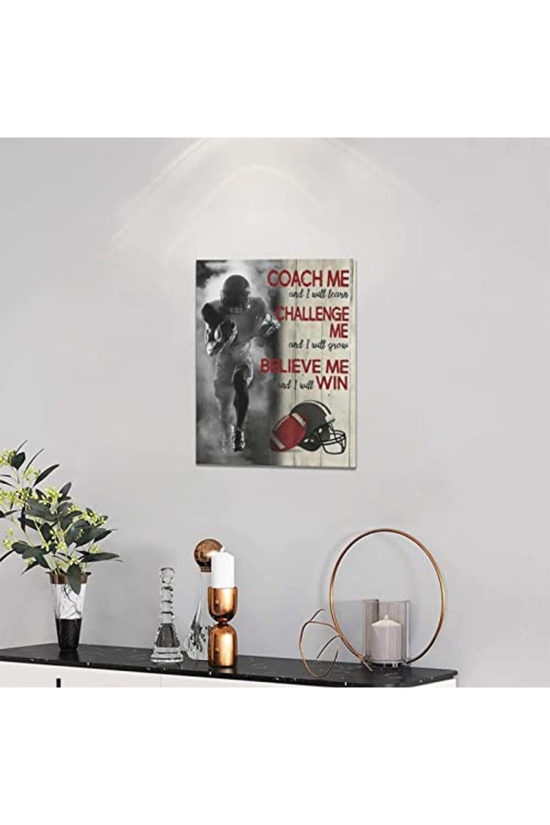 remzoke Inspirational Football Wall Art - Image 2