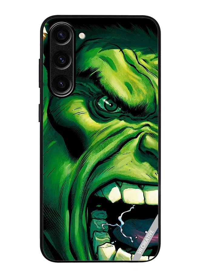 VR CREATIVE Protective Case Cover For Samsung Galaxy S24 Plus Hulk Face Design Multicolour - Image 1