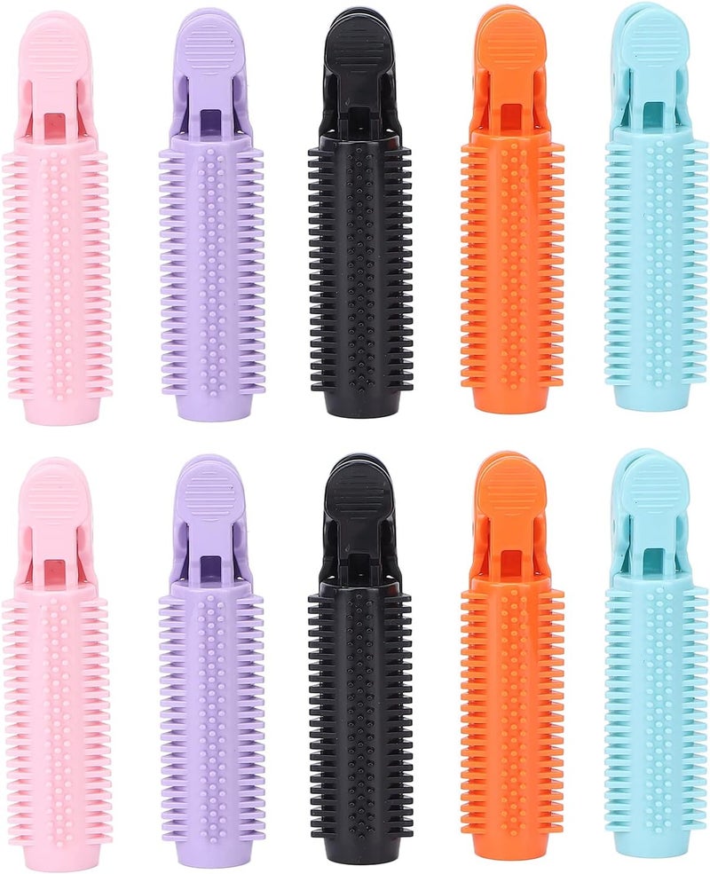 10pcs Hair Root Clips Fluffy Volumizing Bang Heatless Curler for Fine Thin Long Short Hair DIY Fluffy Clamps Rollers Hair Styling Tool Styling Clips for Hair Salon Barber