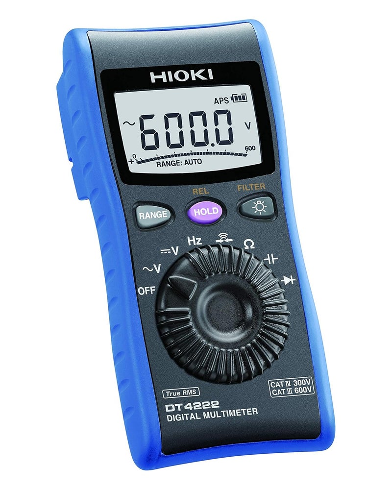 Hioki DIGITAL MULTIMETER DT4222 Premier Pocket DMM with CAT IV 300V CAT III 600V Safety  - Image 5