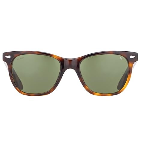 AO Saratoga Sunglasses - Tortoise - Calobar Green AOLite Nylon Lenses - Polarized - 52-19-145 - Image 3