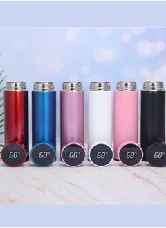 Generic Temperature Display Vacuum Flask, Stainless Steel Water Bottle 17Oz Thermos With Led Touch Screen Tempreture Display With Double Wall Vacuum Insulated Sweatproof Sport Design, Coffee Thermal Mug mulitcolour  - Image 2