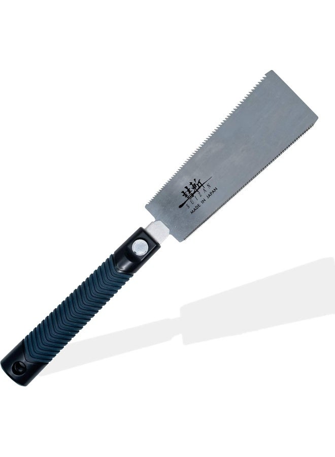 SUIZAN Japanese Ryoba Pull Saw 7 Inch Double Edge Hand Saw for Woodworking  - Image 1