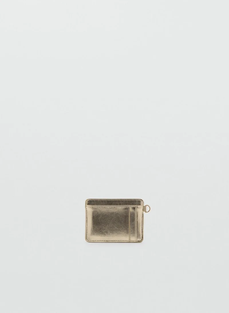 MANGO Quilted cardholder