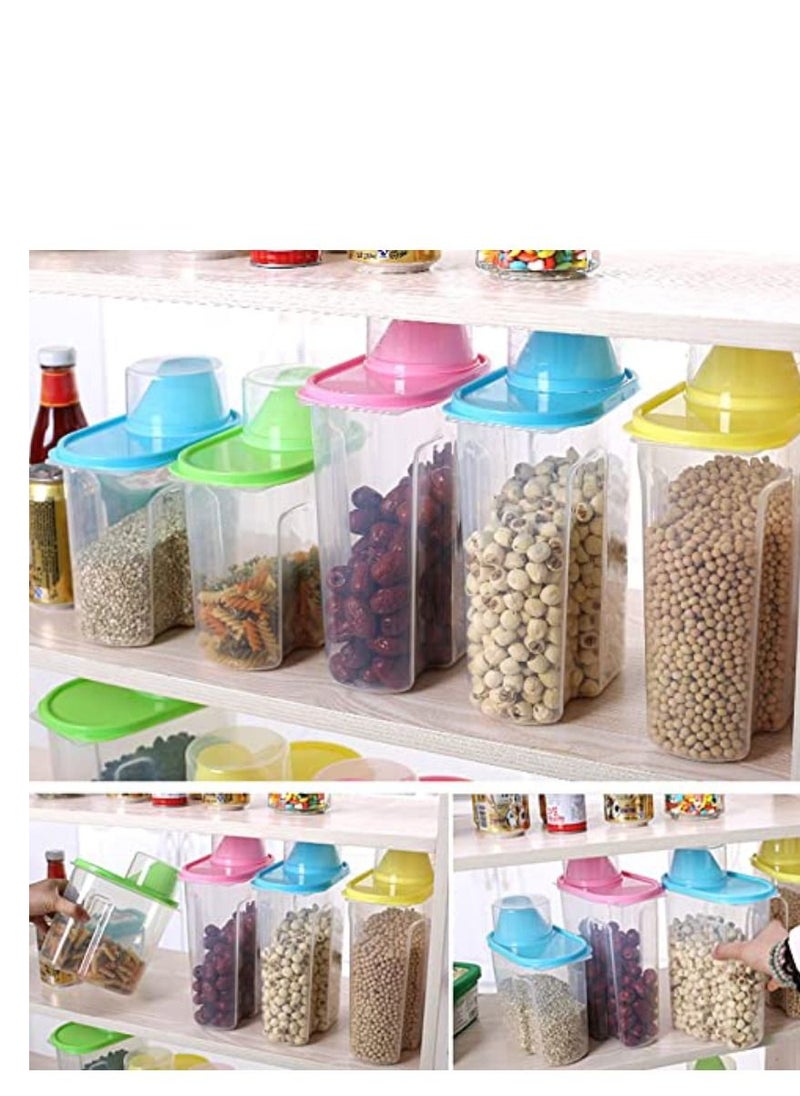 Generic - 2- Easy Lock can, a large can and a smaller one, to keep all kinds of legumes, safer - Image 1