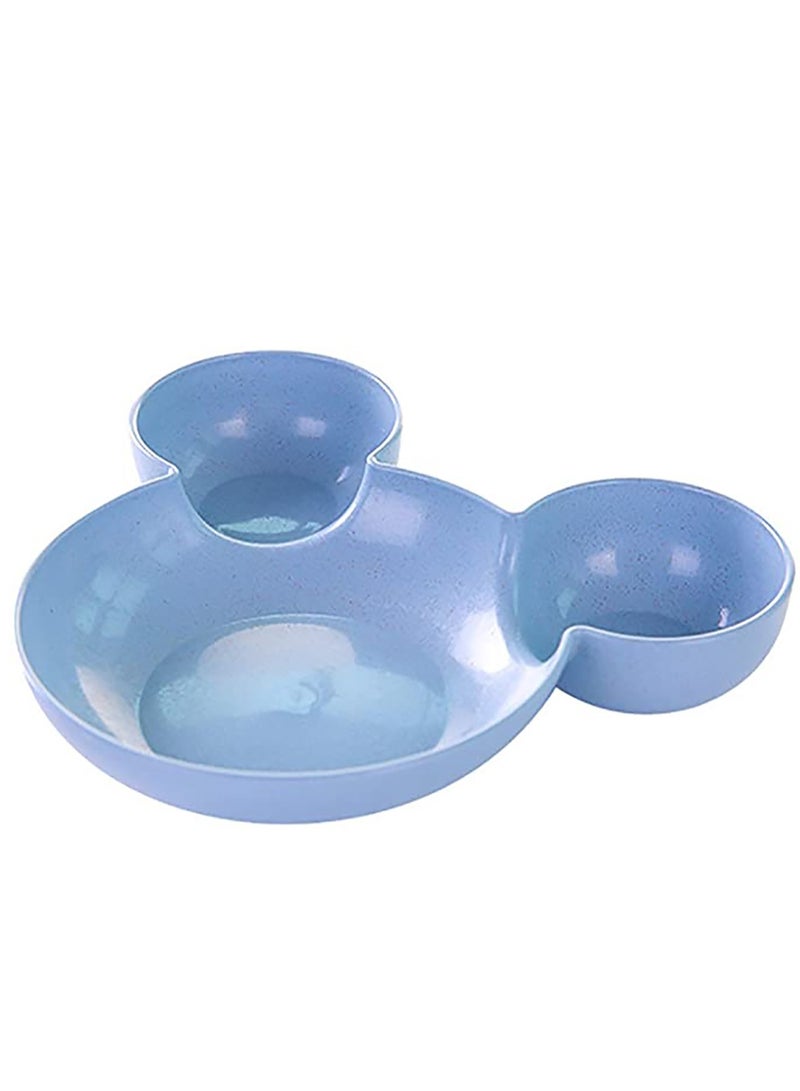 SYOSI Dinner plate Divided Dinner Plates Cartoon Kids Dishes Bowl Tray Tableware Feeding Children Dinnerware Kitchen Accessories