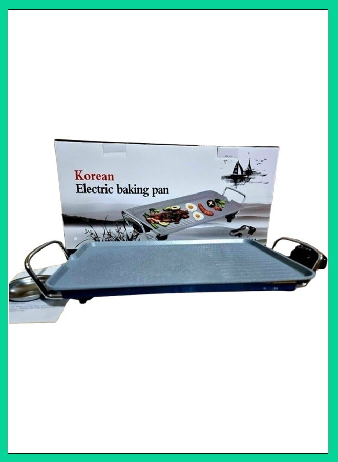 Electric grill/hot plate, Electric Grill, Smokeless Stone Grain Grill, Non-Stick, No Oil or Butter Waste