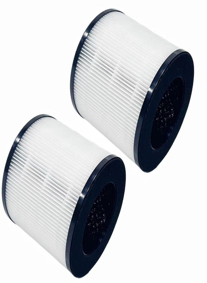 CHNPOFNT 2 Pack Cayman 608/320 Air Purifier Replacement Filter，3-in-1 True he-pa and Efficiency Activated Carbon.White. - Image 3