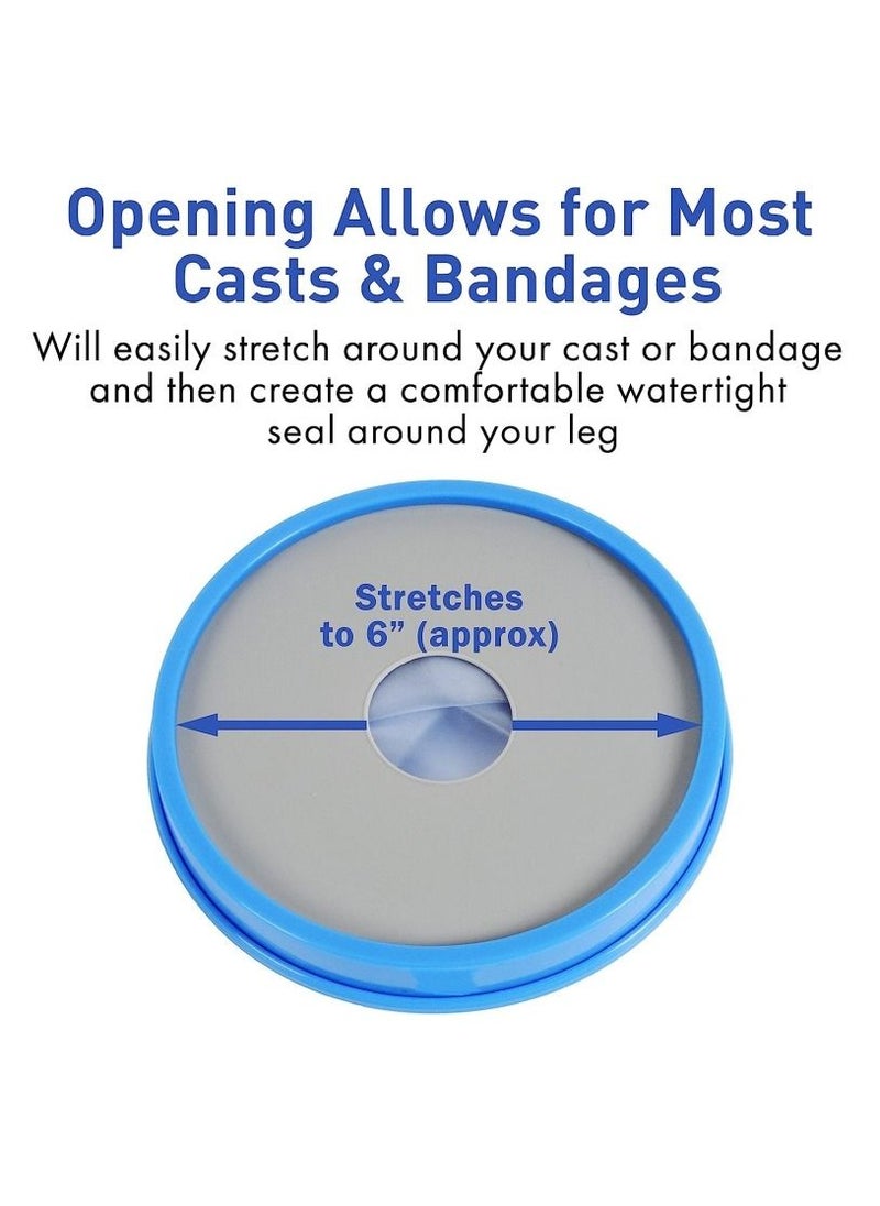 Ru syanl - Waterproof Leg Cast Cover for Shower Watertight Foot Protector - Image 1