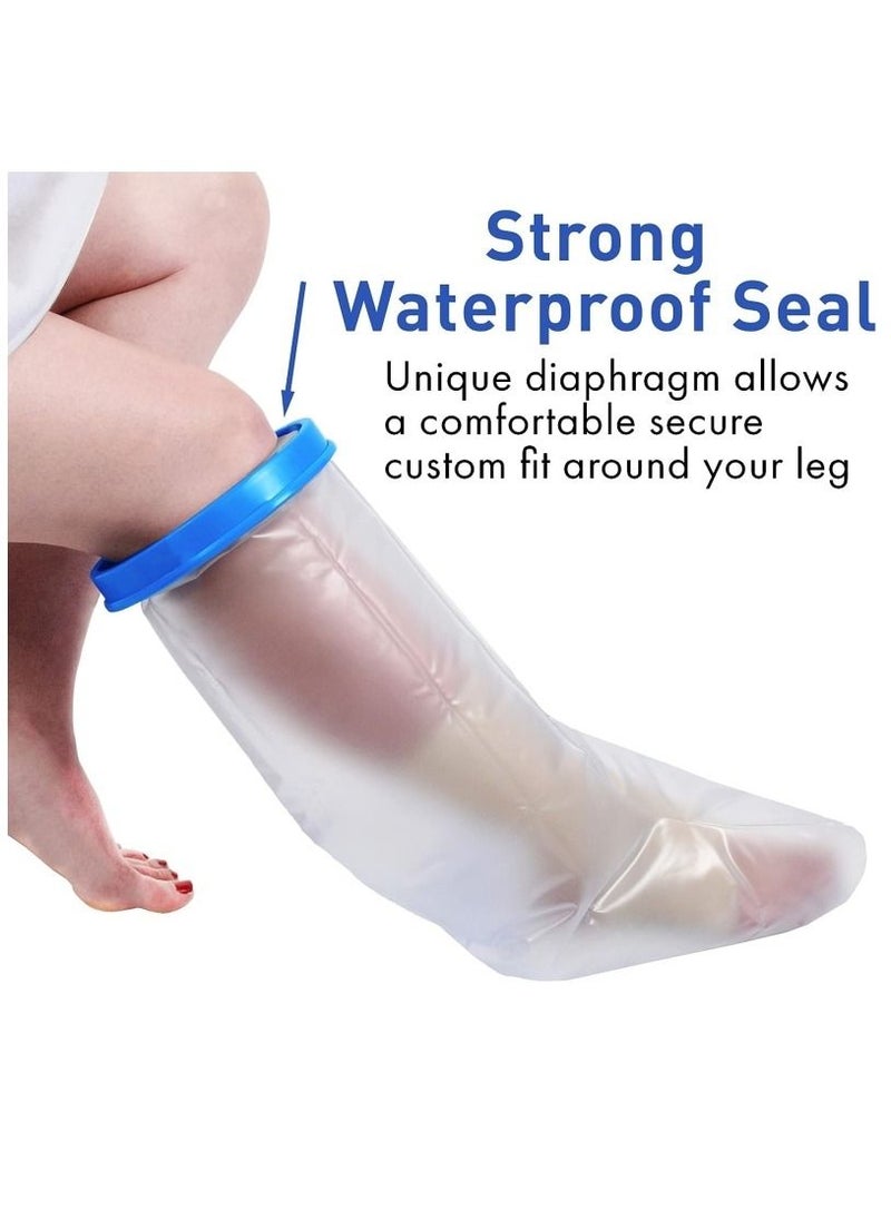 Ru syanl - Waterproof Leg Cast Cover for Shower Watertight Foot Protector - Image 1