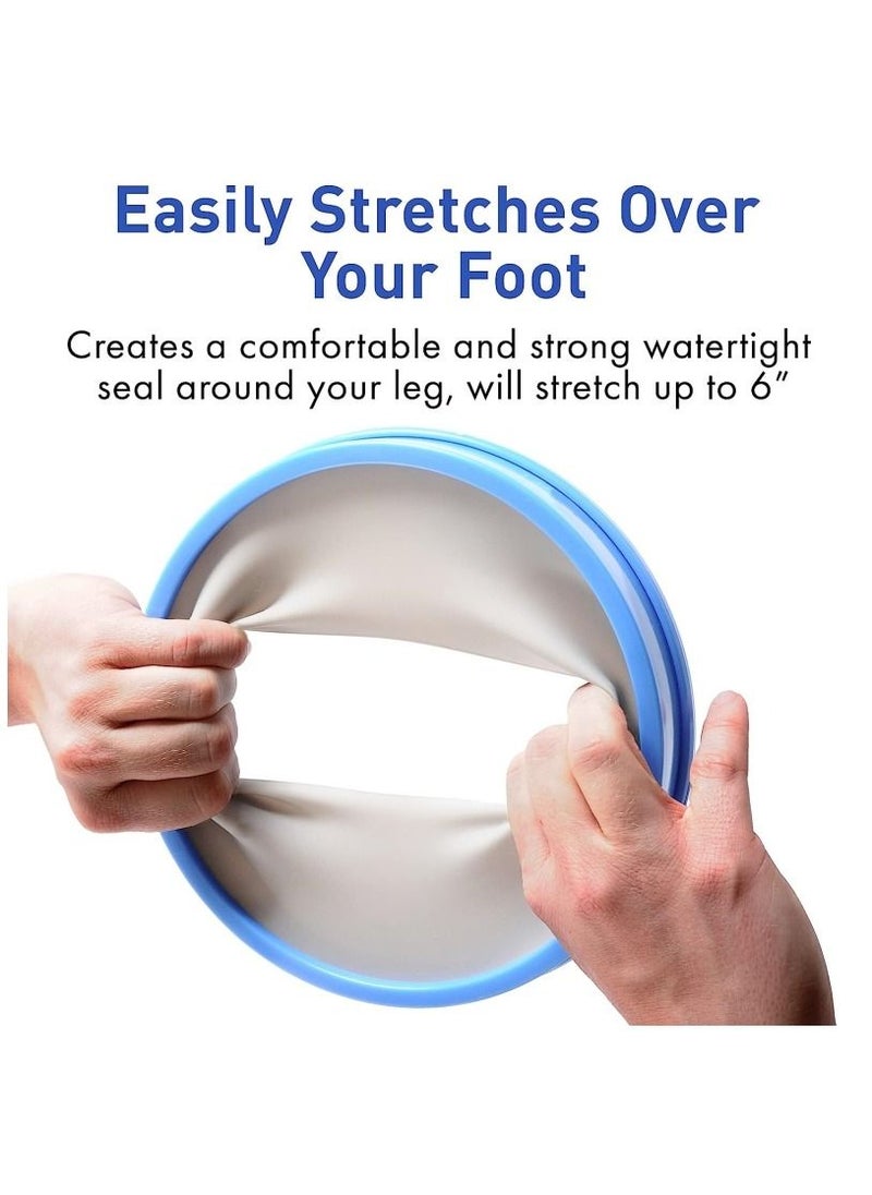 Ru syanl - Waterproof Leg Cast Cover for Shower Watertight Foot Protector - Image 1