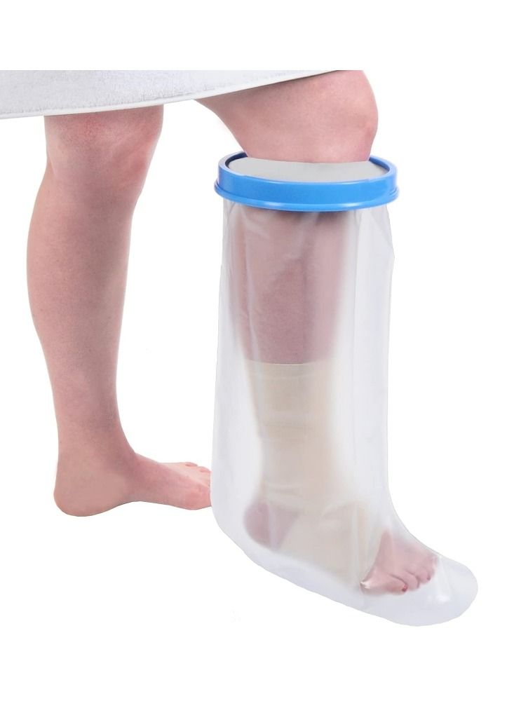 Ru syanl Waterproof Leg Cast Cover for Shower Watertight Foot Protector - Image 1