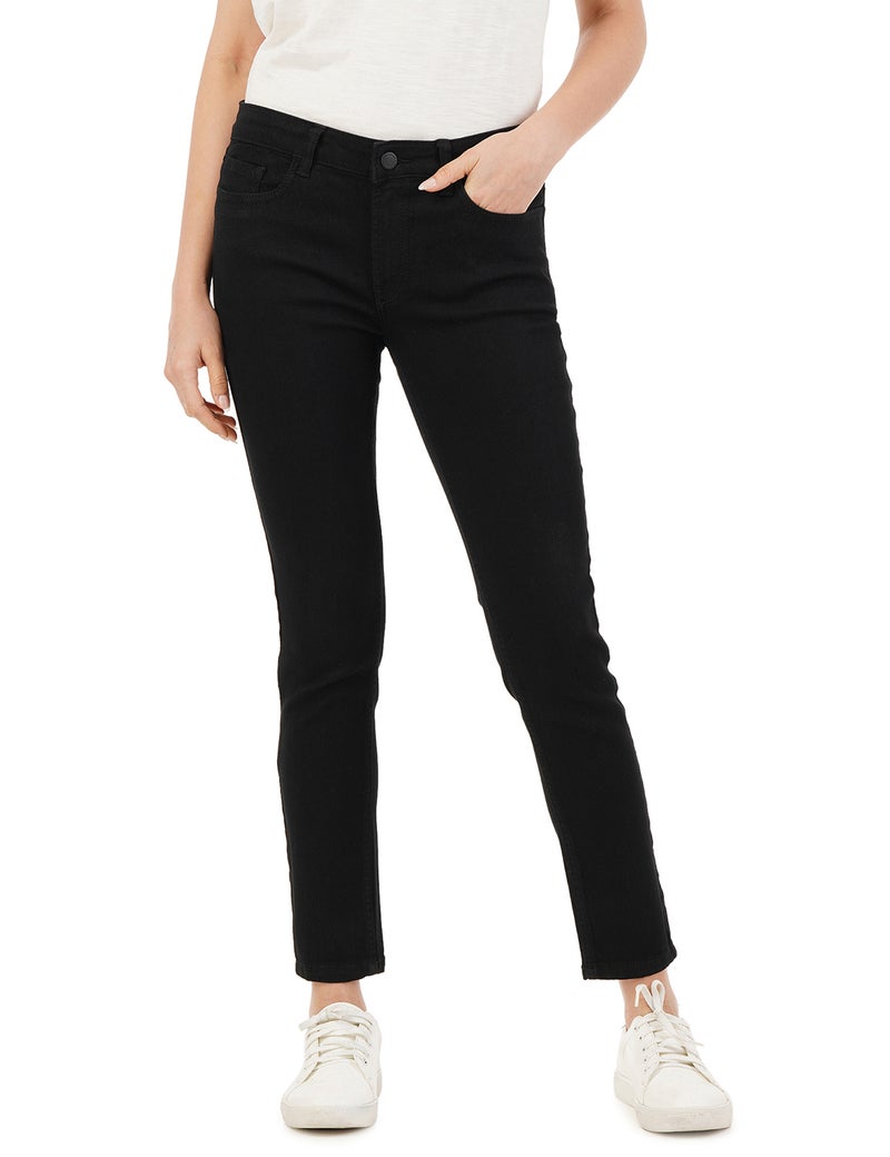inkd Women's Buttersoft Mid-Rise Skinny Fit Jeans- Stretchable - Image 1