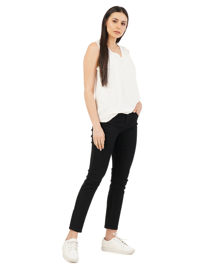 inkd Women's Buttersoft Mid-Rise Skinny Fit Jeans- Stretchable - Image 5