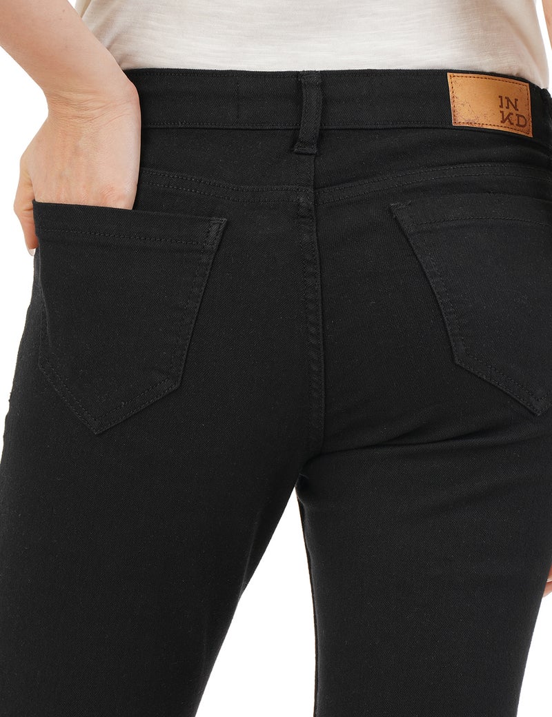 inkd Women's Buttersoft Mid-Rise Skinny Fit Jeans- Stretchable - Image 3