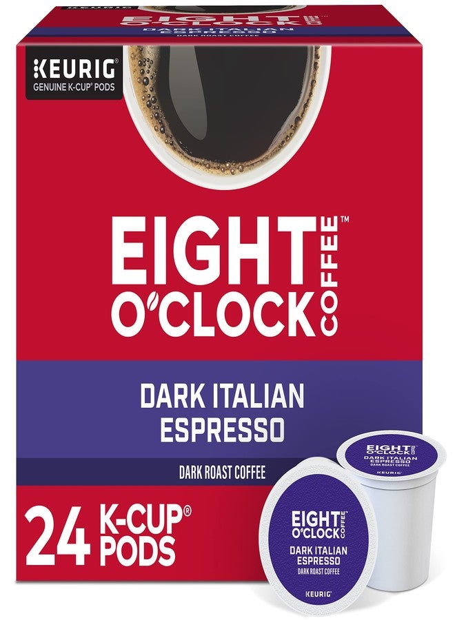 Eight O'Clock Coffee Dark Italian Espresso Roast Keurig Single-Serve K-Cup Pods, Dark Roast Coffee, 24 Count (Pack of 1) - Image 2