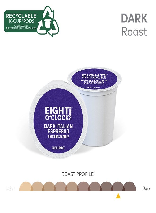 Eight O'Clock Coffee Dark Italian Espresso Roast Keurig Single-Serve K-Cup Pods, Dark Roast Coffee, 24 Count (Pack of 1) - Image 4