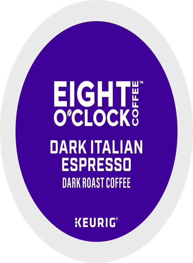Eight O'Clock Coffee Dark Italian Espresso Roast Keurig Single-Serve K-Cup Pods, Dark Roast Coffee, 24 Count (Pack of 1) - Image 1