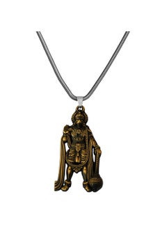 M Men Style M Men Style Lord Hanuman Pawanputra Bajirang Bali Bronze Zinc and Metal Showpiece Hanging Car Interior Deco RearMirror Hanging for Men and Women cardecorSPn20221062  - Image 2