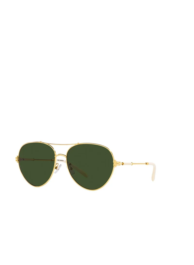 Tory Burch 0Ty6098 Aviator Sunglasses