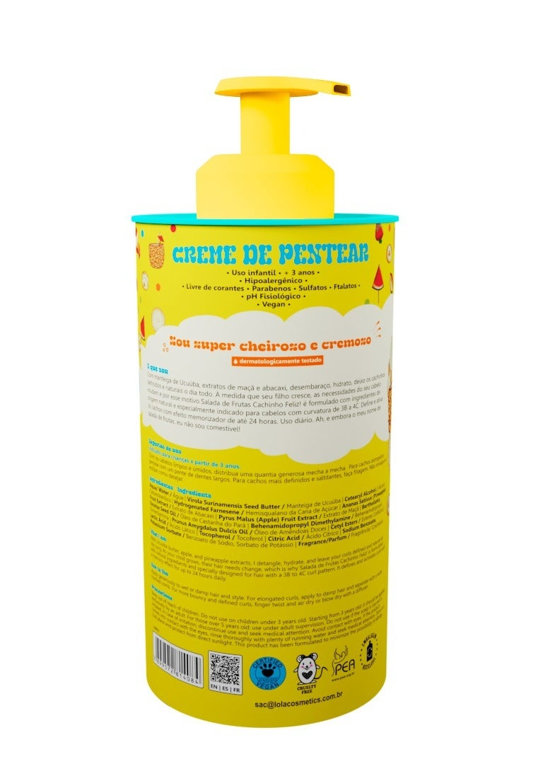 لولا من ريو. كريم تصفيف الشعر المجعد كاشينيو فيليز للأطفال - سلطة الفواكه 450 غ - Image 2