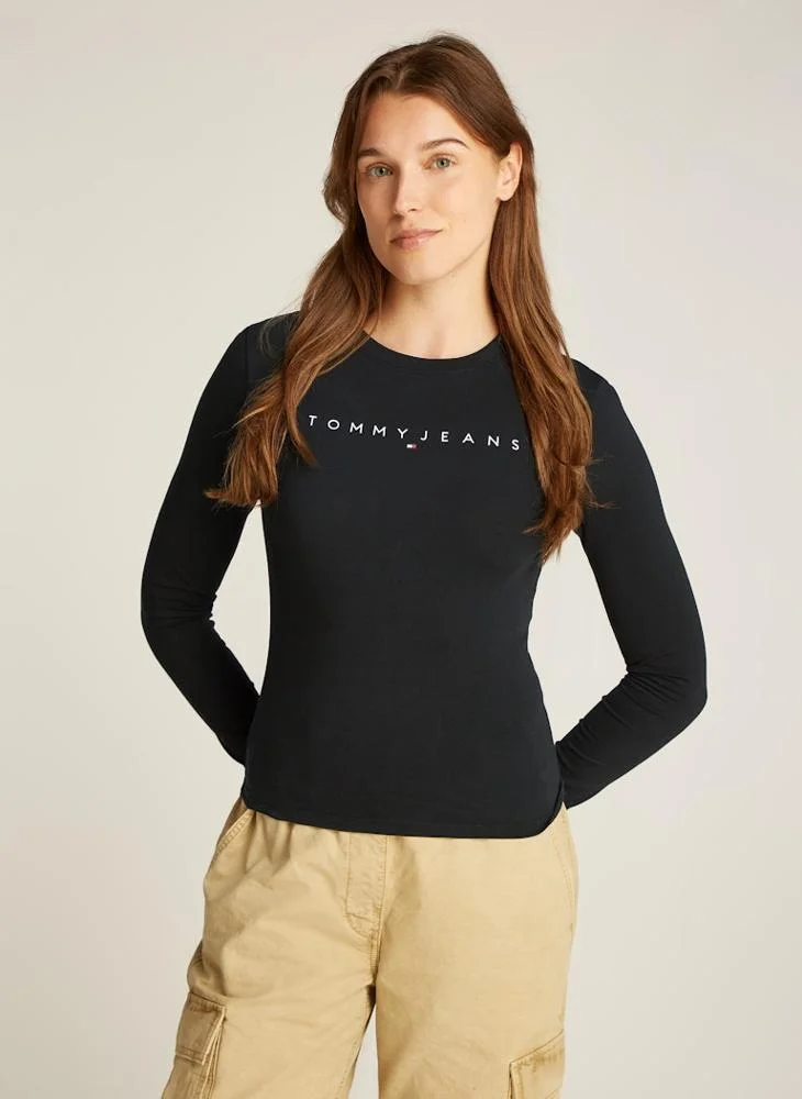 TOMMY JEANS Crew Neck Logo T-Shirt