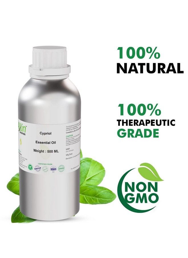 Allin Exporters Cypriol Essential Oil Pure Natural & Undiluted Therapeutic Grade For Skincare & Aromatherapy (500Ml)  - Image 5