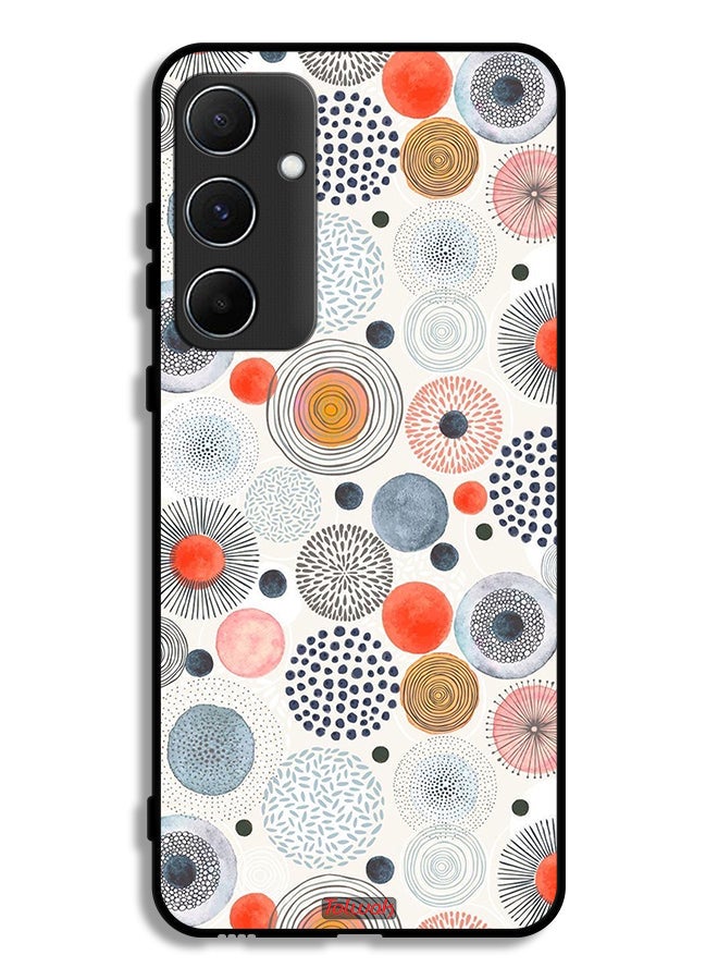 Tolwak Samsung Galaxy A55 5G Protective Case Cover Cotton Flowers Pattern  - Image 1