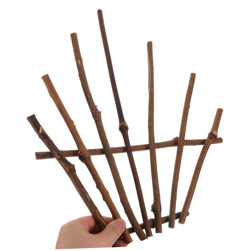 Natural Twig Craft Wall Hanging Decor Rustic Photo Props DIY Home Table Festival Party Decoration Size 36X31X1 7CM - Image 5