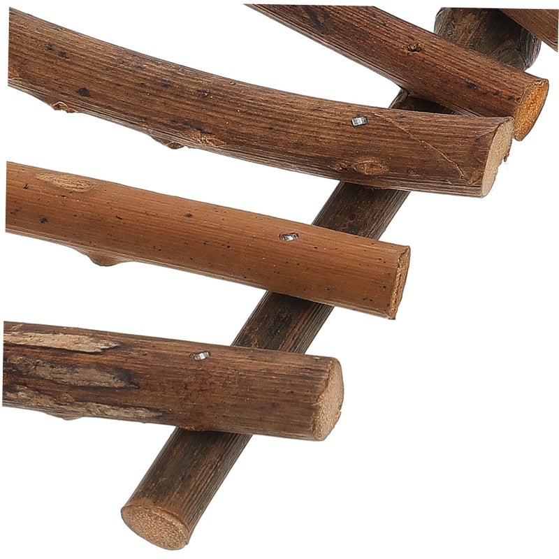 Natural Twig Craft Wall Hanging Decor Rustic Photo Props DIY Home Table Festival Party Decoration Size 36X31X1 7CM - Image 4