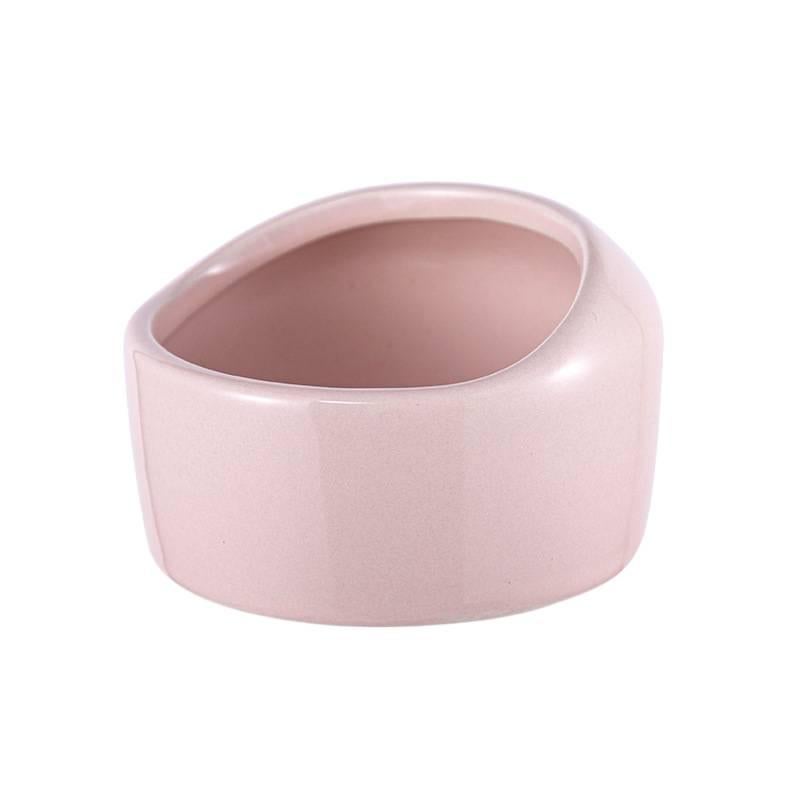 Pet Bowl Home Use Feeding Bowl Pet Feeding Accessory Easy Clean Bowl Floor Mat Use Food and Water Daily Feeding Indoor Feeding for Cats Orange - Image 5