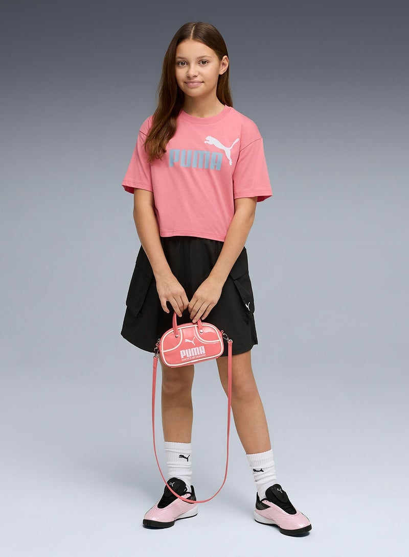 PUMA Youth Essential 2 Color No.1 Logo T-Shirt - Image 3