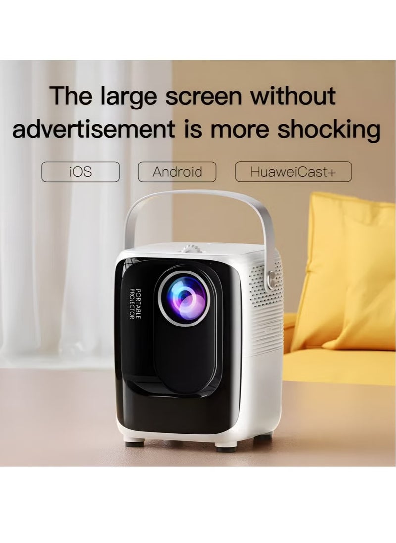 TIGER Portable Mini Projector Android Smart Projector – 1920x1080P HD Multimedia Projector with 8000 Lumens Brightness, 100-inch Screen, 5G WiFi - Bluetooth Display – Home Cinema Projector, Model S10  - Image 3