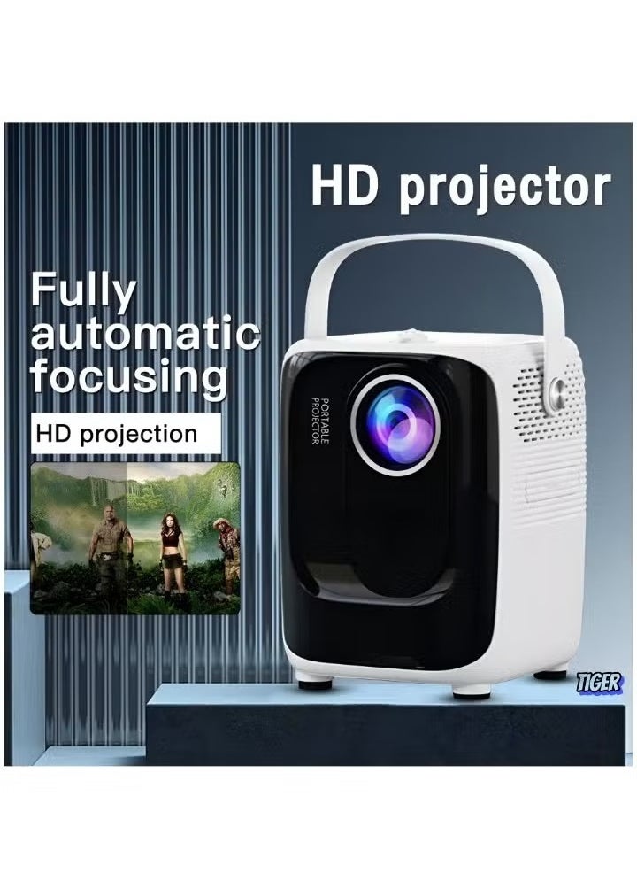 TIGER Portable Mini Projector Android Smart Projector – 1920x1080P HD Multimedia Projector with 8000 Lumens Brightness, 100-inch Screen, 5G WiFi - Bluetooth Display – Home Cinema Projector, Model S10  - Image 5