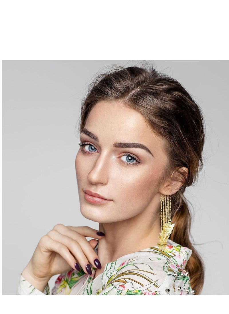 SYOSI - DIY Ear Cuffs Earrings for Women, Non Piercing Ear Wraps Earrings, Clip on Ear Cuff Earrings, 7 Holes for Jewelry, DIY Jewelry Making Accessories for Earrings, Gold, 30 Pcs - Image 1