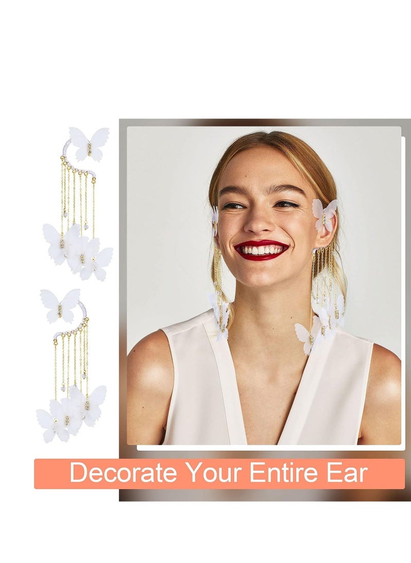 SYOSI - DIY Ear Cuffs Earrings for Women, Non Piercing Ear Wraps Earrings, Clip on Ear Cuff Earrings, 7 Holes for Jewelry, DIY Jewelry Making Accessories for Earrings, Gold, 30 Pcs - Image 1