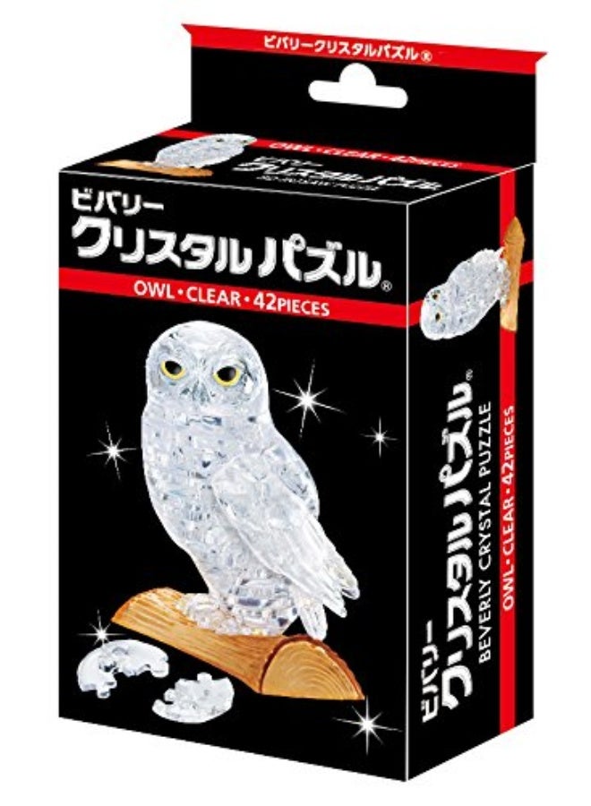 Beverly Crystal 3D Jigsaw Puzzle - Clear Owl (42 Piece) - Image 3