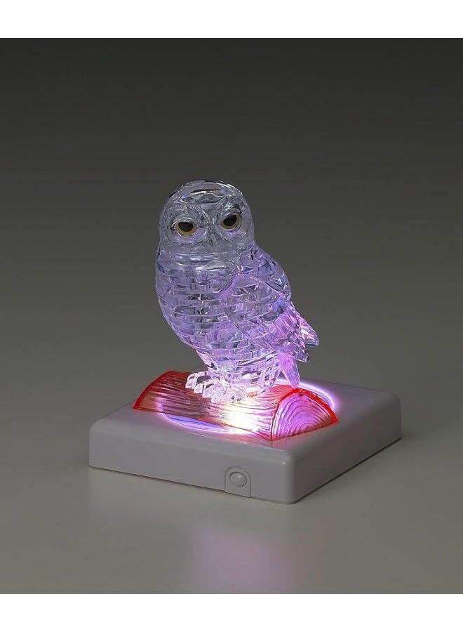Beverly Crystal 3D Jigsaw Puzzle - Clear Owl (42 Piece) - Image 2