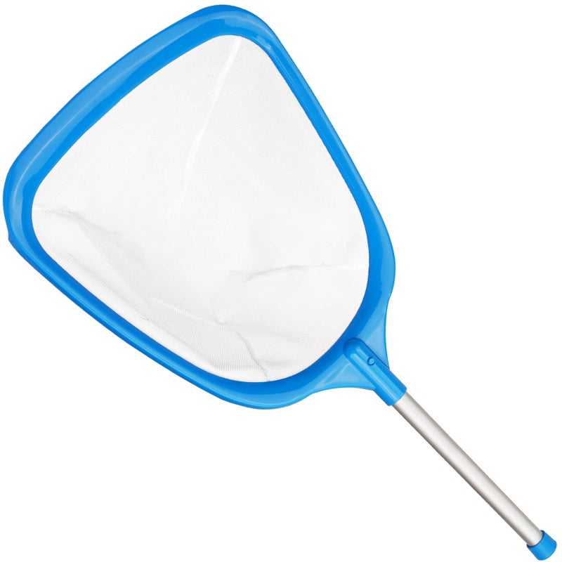 TidyMister Hot Tub Skimmer Spa Net with 12'' Aluminum Pole Ultra Fine Mesh Net Handy Leaf Skimmer for Small Above Ground Pools Pick Up Fine Debris Lightweight Net - Image 1